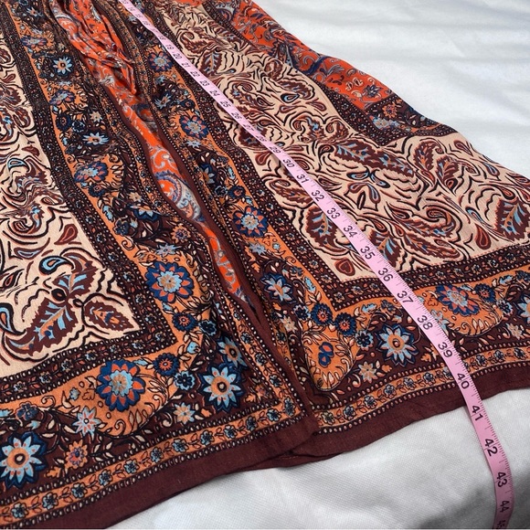 NEW ANGIE Boho MIXED PATTERN
PAISLEY KIMONO DUSTER Size M - Picture 5 of 13